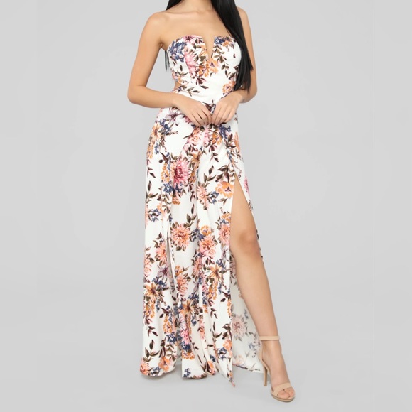 Take Me Out In Florida Floral Jumpsuit - Picture 2 of 6